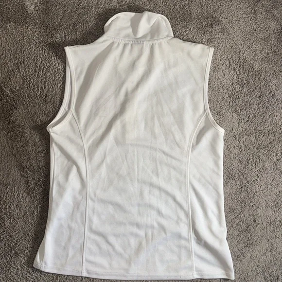 Ohio State University XL women’s sleeveless polo shirt white football buckeyes - Picture 7 of 8